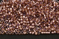 Бисер японский MIYUKI Delica цилиндр 10/0 DBM-0912 топаз/аметист, сверкающий/окрашенный изнутри, 5 грамм