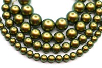 Жемчуг Swarovski 5810 #930 12мм Crystal Iridescent Green Pearl, 5810-12-930, 1шт