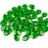 Бусины Pip beads 5х7мм, цвет 50120 зеленый прозрачный, 701-030, 20шт - Бусины Pip beads 5х7мм, цвет 50120 зеленый прозрачный, 701-030, 20шт