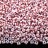 Бисер чешский PRECIOSA круглый 10/0 03890 белый с красными полосками, непрозрачный, 1 сорт, 50г - Бисер чешский PRECIOSA круглый 10/0 03890 белый с красными полосками, непрозрачный, 1 сорт, 50г