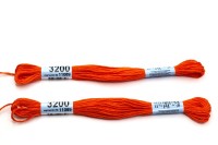 Мулине Gamma, цвет 3200 алый, хлопок, 8м, 1шт
