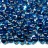 Бисер MIYUKI Drops 3,4мм #0025 капри синий, серебряная линия внутри, 10 грамм - Бисер MIYUKI Drops 3,4мм #0025 капри синий, серебряная линия внутри, 10 грамм