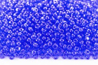 Бисер чешский PRECIOSA Граненый Шарлотта 8/0 30080 синий прозрачный, около 10 грамм
