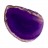 Срез Агата природного, оттенок фиолетовый, размер 75х57х5мм, отверстие 2мм, 37-192, 1шт - Срез Агата природного, оттенок фиолетовый, размер 75х57х5мм, отверстие 2мм, 37-192, 1шт