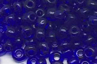 Бисер китайский круглый размер 8/0, цвет 0008 синий прозрачный, 450г Бисер китайский круглый размер 8/0, цвет 0008 синий прозрачный, 450г