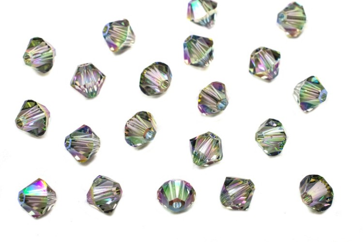 Бусина биконус Swarovski 5328 #001 PARSH 4мм Paradise Shine, 5328-4-001-838, 20шт Бусина биконус Swarovski 5328 #001 PARSH 4мм Paradise Shine, 5328-4-001-838, 20шт