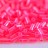 Бисер японский TOHO Bugle стеклярус 3мм #0910 ярко-розовый, цейлон, 5 грамм - Бисер японский TOHO Bugle стеклярус 3мм #0910 ярко-розовый, цейлон, 5 грамм