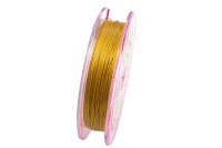 Ювелирный тросик SakuLux7 Flexy7, 0,35мм, 25м, цвет золото, 1017-120