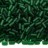Бисер японский TOHO Bugle стеклярус 3мм #0939F зеленый изумруд, матовый прозрачный, 5 грамм - Бисер японский TOHO Bugle стеклярус 3мм #0939F зеленый изумруд, матовый прозрачный, 5 грамм