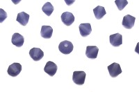 Бусины биконусы хрустальные 4мм, цвет TANZANITE MATT, 746-107, 20шт