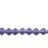 Бусины биконусы хрустальные 4мм, цвет TANZANITE MATT, 746-107, 20шт - Бусины биконусы хрустальные 4мм, цвет TANZANITE MATT, 746-107, 20шт