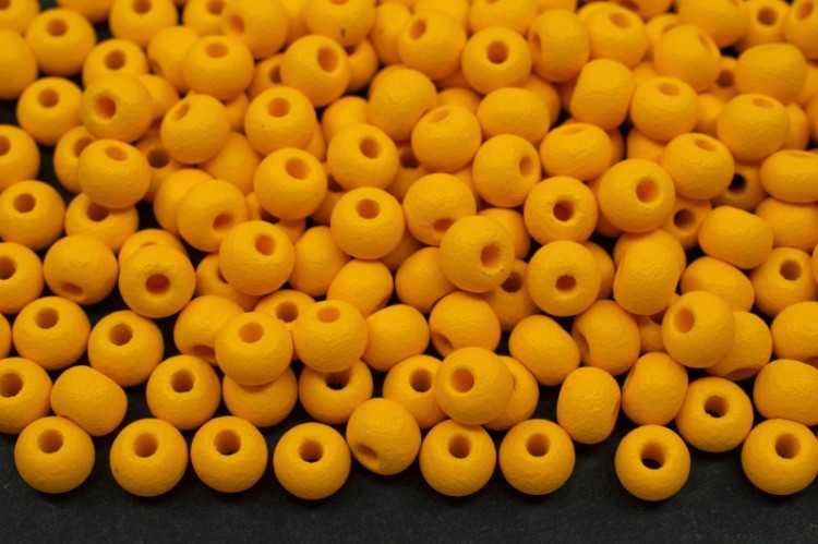 Бисер чешский PRECIOSA круглый 6/0 22m02 матовый желтый подсолнух, PermaLux, 50г Бисер чешский PRECIOSA круглый 6/0 22m02 матовый желтый подсолнух, PermaLux, 50г