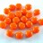 Бусины Candy beads 8мм, два отверстия 0,9мм, цвет 93120 оранжевый непрозрачный, 705-021, 10 (около 21шт) - Бусины Candy beads 8мм, два отверстия 0,9мм, цвет 93120 оранжевый непрозрачный, 705-021, 10 (около 21шт)