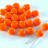 Бусины Candy beads 8мм, два отверстия 0,9мм, цвет 93120 оранжевый непрозрачный, 705-021, 10 (около 21шт) - Бусины Candy beads 8мм, два отверстия 0,9мм, цвет 93120 оранжевый непрозрачный, 705-021, 10 (около 21шт)