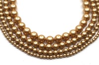 Жемчуг Swarovski 5810 #651 5мм Crystal Vintage Gold Pearl, 5810-5-651, 10шт
