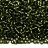 Бисер японский TOHO круглый 15/0 #0037 оливковый, серебряная линия внутри, 10 грамм - Бисер японский TOHO круглый 15/0 #0037 оливковый, серебряная линия внутри, 10 грамм