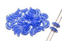 Бусины Crescent beads 10х3мм, цвет 0310-31010 Opal Sapphire, 708-023, 5г (около 40 шт)