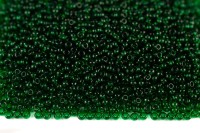 ОПТ Бисер чешский PRECIOSA круглый 10/0 50060 зеленый прозрачный, 1 сорт, 500 грамм