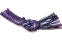 Лента шелковая Шибори, ширина 12см, цвет №103 фиолетовый, 20см