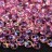 Бисер японский MIYUKI Magatama 4мм #2153 розовый, радужный прозрачный, 10 грамм - Бисер японский MIYUKI Magatama 4мм #2153 розовый, радужный прозрачный, 10 грамм