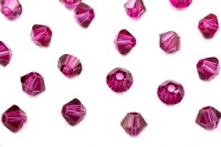 Бусина биконус Swarovski 5328 #502 3мм Fuchsia, 5328-3-502, 20шт