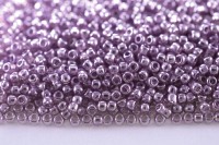 Бисер японский TOHO круглый 11/0 #0110 светлый аметист, глянцевый прозрачный, 10 грамм