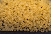 Бисер японский MIYUKI Delica цилиндр 11/0 DB-1272 слоновая кость, матовый прозрачный, 5 грамм