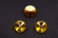 Риволи Matubo 12mm Czech Glass, цвет RV025 Jonquil, 12-RV025, 1шт