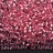 Бисер чешский PRECIOSA круглый 10/0 38298 прозрачный, розовая жемчужная линия внутри, 5 грамм - Бисер чешский PRECIOSA круглый 10/0 38298 прозрачный, розовая жемчужная линия внутри, 5 грамм