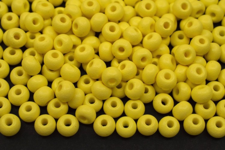 Бисер чешский PRECIOSA круглый 6/0 22m01 матовый светло-желтый, PermaLux, 50г Бисер чешский PRECIOSA круглый 6/0 22m01 матовый светло-желтый, PermaLux, 50г