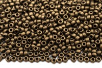 Бисер японский MIYUKI круглый 15/0 #2006 темная бронза, матовый металлизированный, 10 грамм