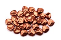 Бусины Rose Petal beads 8мм, отверстие 0,5мм, цвет 00030/01770 бронзовый металлик, 734-002, около 10г (около 50шт)