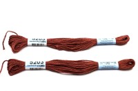 Мулине Gamma, цвет 5203 коричнево-красный, хлопок, 8м, 1шт