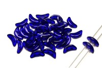 Бусины Crescent beads 10х3мм, цвет 0310-30090 Cobalt, 708-022, 5г (около 40 шт)