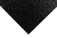 Декоративный материал с глиттером, размер 28х28см, цвет черный, 1уп (4шт)