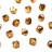 Бусина биконус Swarovski 5328 #001 METSH 4мм Metallic Sunshine, 5328-4-001-845, 20шт - Бусина биконус Swarovski 5328 #001 METSH 4мм Metallic Sunshine, 5328-4-001-845, 20шт