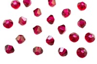 Бусина биконус Swarovski 5328 #501 3мм Ruby, 5328-3-501, 20шт