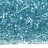 Бисер чешский PRECIOSA рубка (трубочка) 13/0 61000 голубой прозрачный радужный, 25г - Бисер чешский PRECIOSA рубка (трубочка) 13/0 61000 голубой прозрачный радужный, 25г