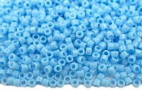 Бисер японский MIYUKI Delica цилиндр 11/0 DB-0725 голубой, непрозрачный, 5 грамм