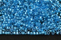Бисер японский MIYUKI Delica цилиндр 10/0 DBM-0905 хрусталь/вода, сверкающий/окрашенный изнутри, 5 грамм