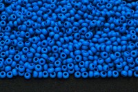 Бисер чешский PRECIOSA круглый 8/0 16А38М матовый синий непрозрачный, 50г