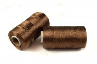 Нитки Doli для кистей и вышивки, цвет 3709 коричневый, 100% вискоза, 500м, 1шт