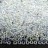 Бисер японский MIYUKI круглый 11/0 #0250 хрусталь, радужный прозрачный, 10 грамм - Бисер японский MIYUKI круглый 11/0 #0250 хрусталь, радужный прозрачный, 10 грамм