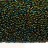 Бисер японский MIYUKI круглый 15/0 #0453 зеленый ирис, металлизированный, 10 грамм - Бисер японский MIYUKI круглый 15/0 #0453 зеленый ирис, металлизированный, 10 грамм