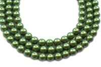 Жемчуг Preciosa Maxima, цвет pearlescent green, 6мм, 704-015, 10шт