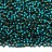 Бисер японский TOHO круглый 15/0 #0027BDF изумруд матовый, серебряная линия внутри, 10 грамм - Бисер японский TOHO круглый 15/0 #0027BDF изумруд матовый, серебряная линия внутри, 10 грамм