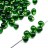 Бисер MIYUKI Drops 3,4мм #0016 зеленый, серебряная линия внутри, 10 грамм - Бисер MIYUKI Drops 3,4мм #0016 зеленый, серебряная линия внутри, 10 грамм
