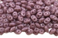 Бусины SuperDuo 2,5х5мм, отверстие 0,8мм, цвет 23020 фиолетовый непрозрачный, 706-225, 10г (около 120шт)