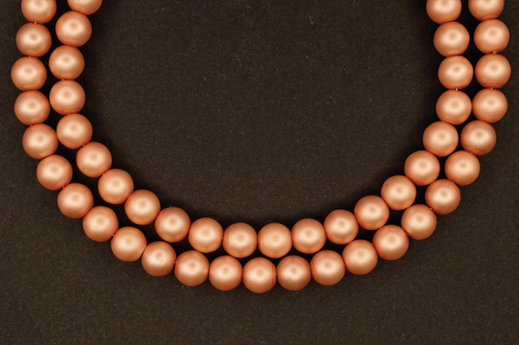 Жемчуг Preciosa, цвет 70584 матовый персиковый, 6мм, 10шт Жемчуг Preciosa, цвет 70584 матовый персиковый, 6мм, 10шт