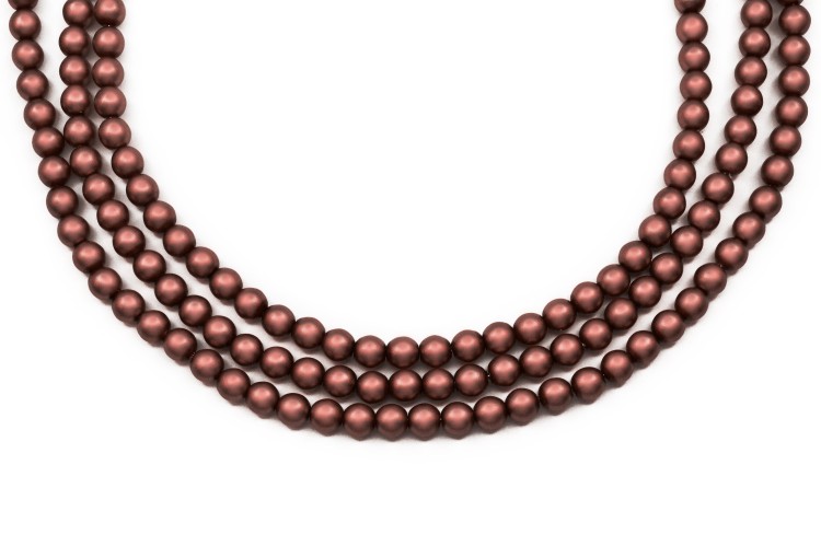 Жемчуг Preciosa, цвет 70191 матовый коричневый, 3мм, 10шт Жемчуг Preciosa, цвет 70191 матовый коричневый, 3мм, 10шт